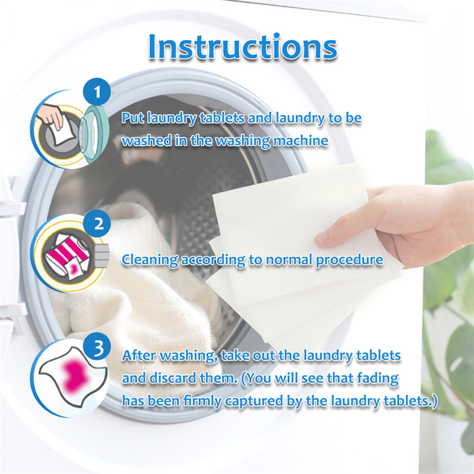 Clearance!Ymkly cleaning toolsLaundry Washing Dyeing Use Absorption